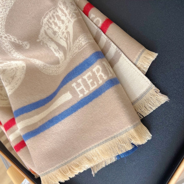 ブランドマフラー素材ディテール